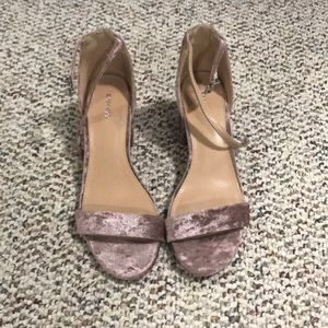 Velvet Pink Heels